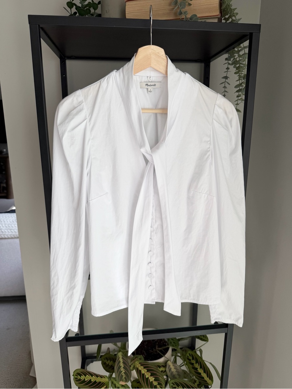 Madewell V-Nevk Button Front Top